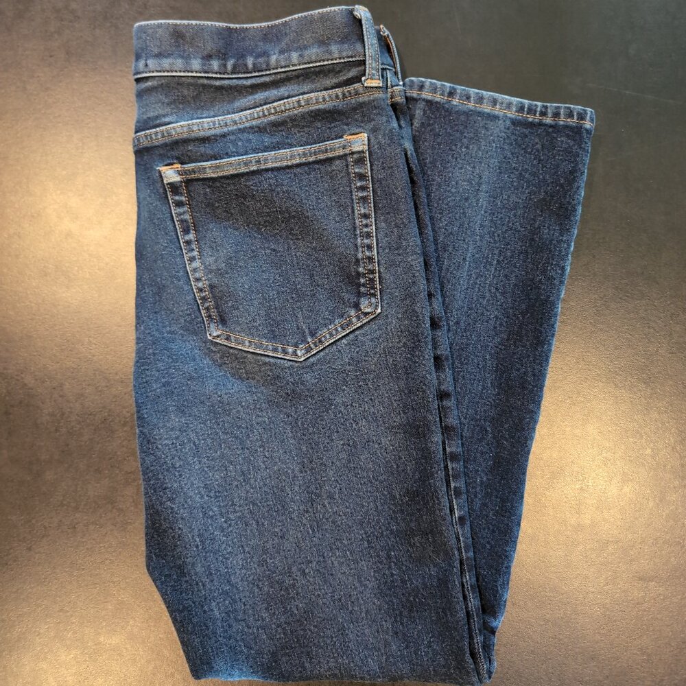 Everlane Uniform The Slim Jean (31x27.75) Men's Organic Cotton Blue Stretch